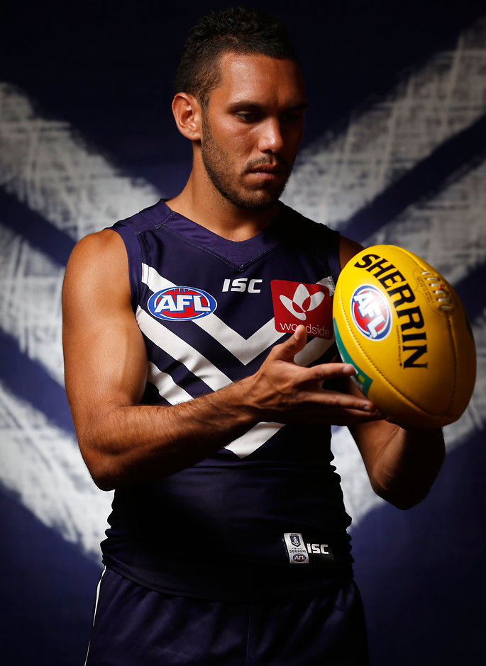 AFL 2016 Portraits - Fremantle Ross Lyon says the Dockers will 'suck it and see' on Harley Bennell's game time against - ${keywords}
